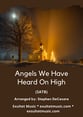 Angels We Have Heard On High SATB choral sheet music cover